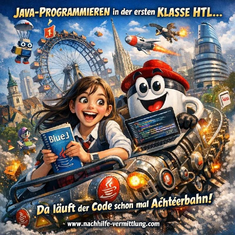 Nachhilfe Java-Programmierung, Java, Java Programming, Informatik, Objektorientierte Programmierung Wien