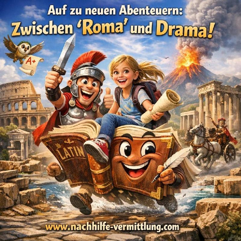 Nachhilfe Latein, Lateinische Grammatik, Lateinische Vokabeln, Lateinunterricht München